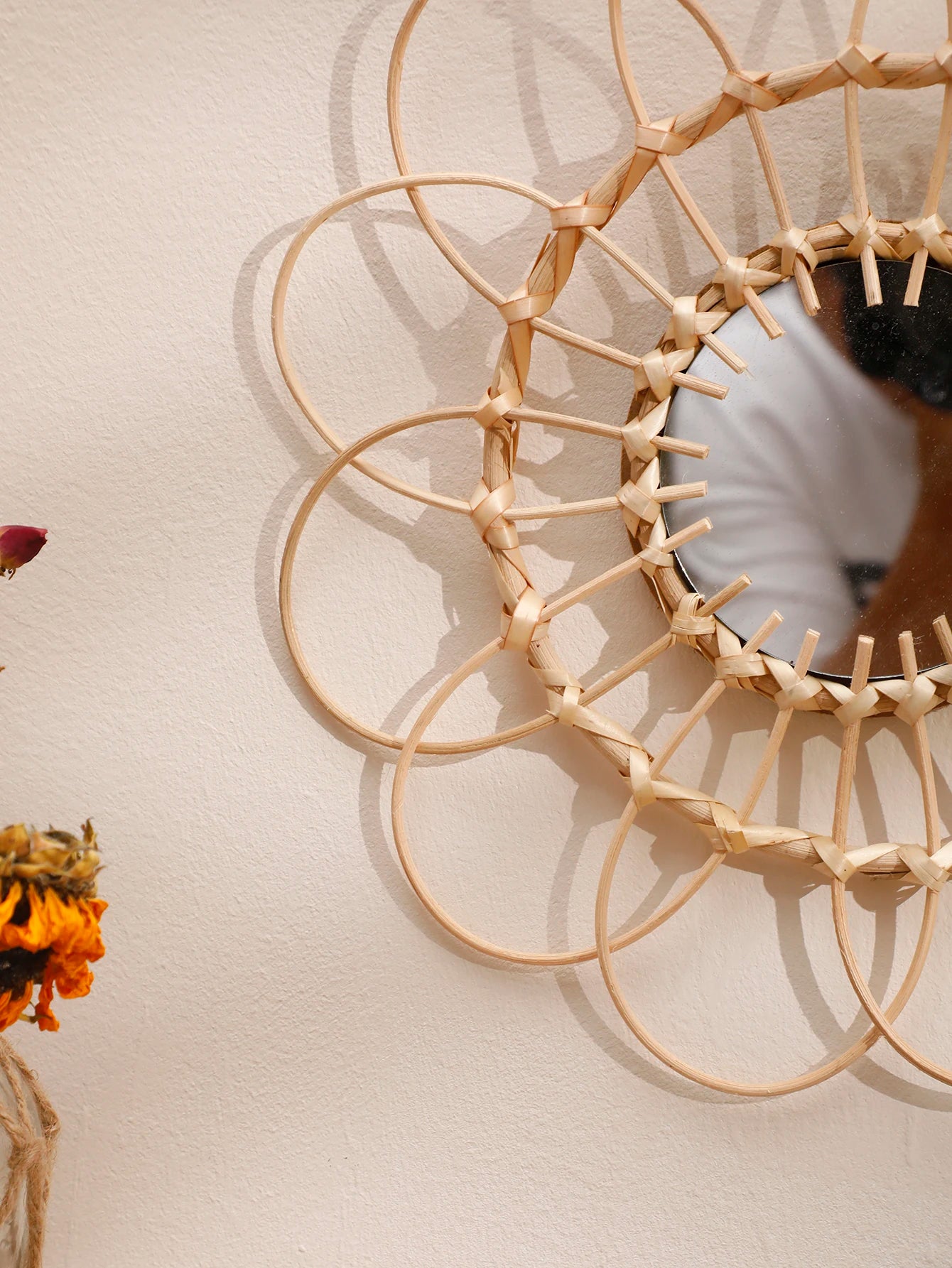 Hand Woven Handmade Mirror