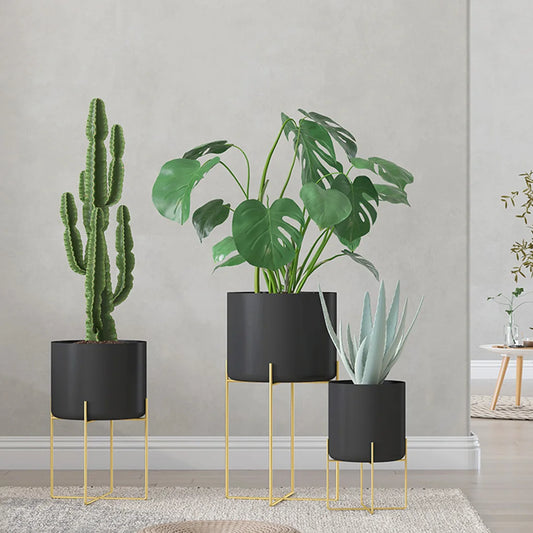 Gold Plant Stand