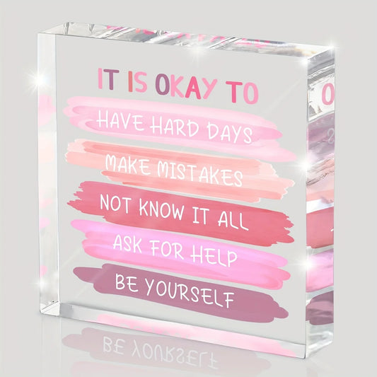 Mental Health Ornament Of Inspirational - It Is Okay To