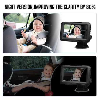 Baby Car Mirror - Adjustable Wide View Angle